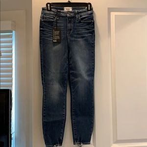 Paige Hoxton High Waist Crop Skinny Jeans size 24